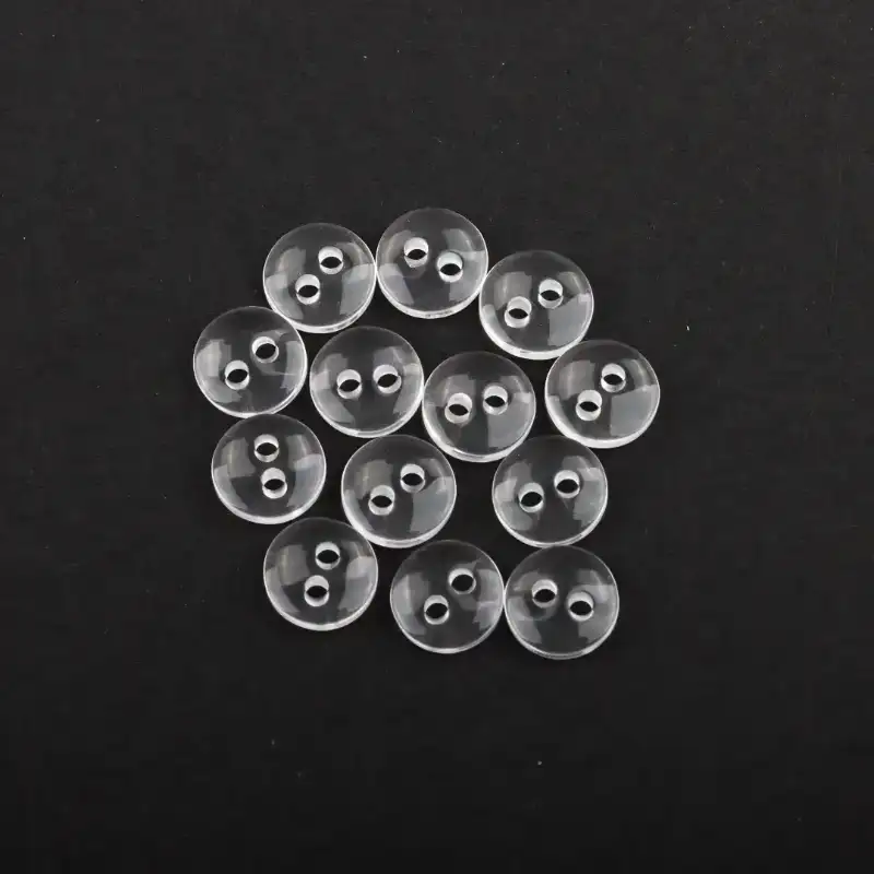 Transparent 2 holes Plastic Button for Overcoat buy garments accessories in bulk from China wholesaler at wholesale price free worldwide shipping Alibaba