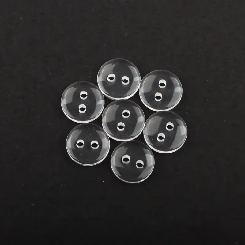 Transparent 2 holes Plastic Button for Overcoat buy garments accessories in bulk from China wholesaler at wholesale price free worldwide shipping Alibaba