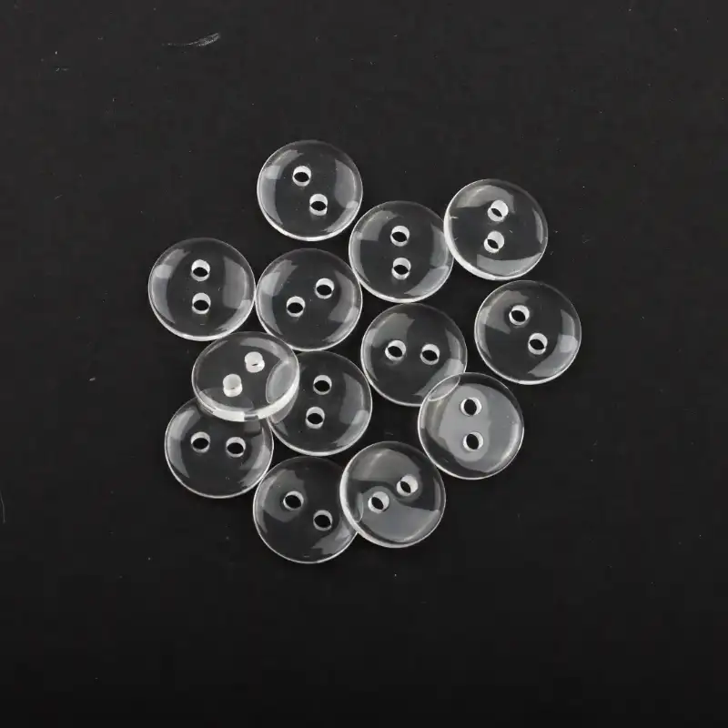 Transparent 2 holes Plastic Button for Overcoat buy garments accessories in bulk from China wholesaler at wholesale price free worldwide shipping Alibaba