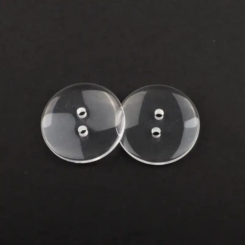Transparent 2 holes Plastic Button for Overcoat buy garments accessories in bulk from China wholesaler at wholesale price free worldwide shipping Alibaba