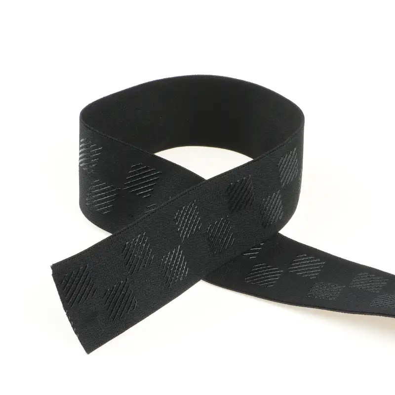 Black  Polyester Elastic / Tape for Skirt buy garments accessories in bulk from China wholesaler at wholesale price free worldwide shipping Alibaba