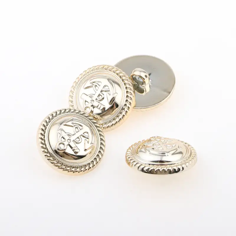 Gold 1 holes Plastic Button for Jackets buy garments accessories in bulk from China wholesaler at wholesale price free worldwide shipping Alibaba