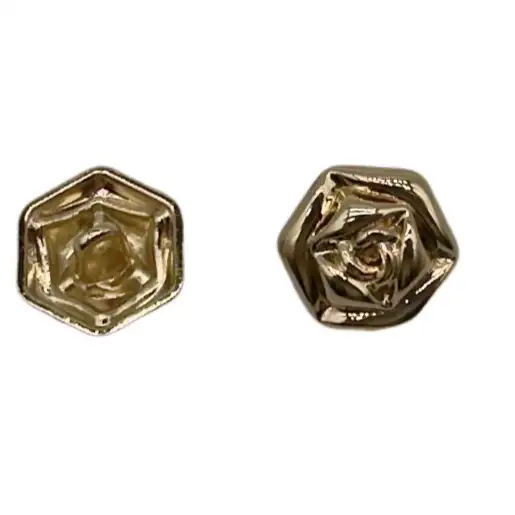 Gold 1 holes Metal Button for Jackets buy garments accessories in bulk from China wholesaler at wholesale price free worldwide shipping Alibaba
