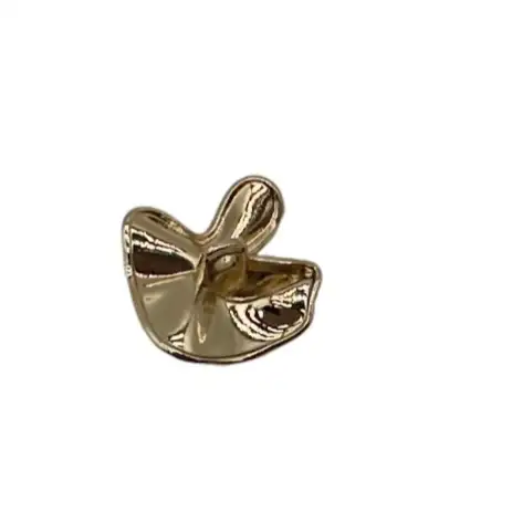 Gold 1 holes Metal Button for Jackets buy garments accessories in bulk from China wholesaler at wholesale price free worldwide shipping Alibaba