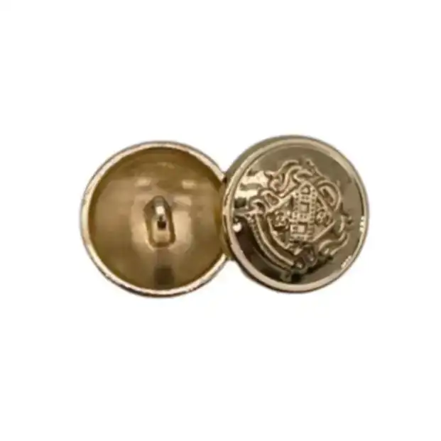 Gold 1 holes Metal Button for Jackets buy garments accessories in bulk from China wholesaler at wholesale price free worldwide shipping Alibaba