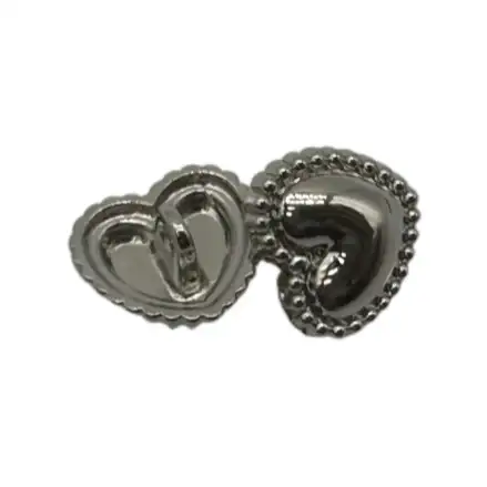 Silver 1 holes Metal Button for Jackets buy garments accessories in bulk from China wholesaler at wholesale price free worldwide shipping Alibaba