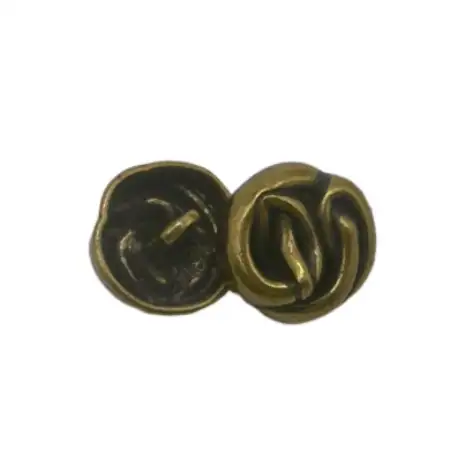 Gold 1 holes Metal Button for Jackets buy garments accessories in bulk from China wholesaler at wholesale price free worldwide shipping Alibaba