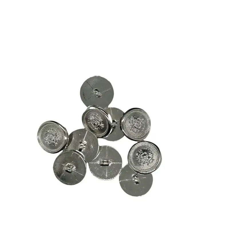 Silver 1 holes Plastic Button for Shirt,Pants,Denim Jacket buy garments accessories in bulk from China wholesaler at wholesale price free worldwide shipping Alibaba