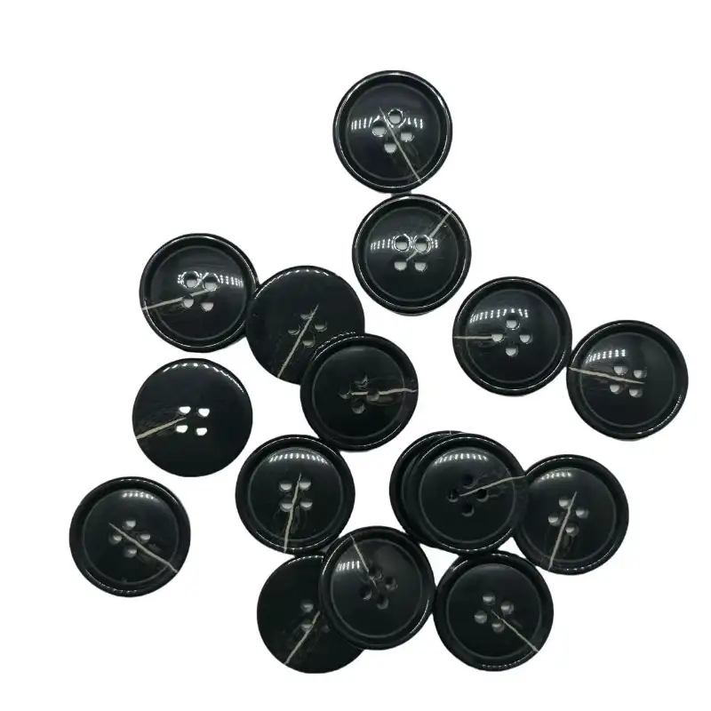 Black 4 holes Resin Button for Shirt,Pants,Denim Jacket,Suit Trouser buy garments accessories in bulk from China wholesaler at wholesale price free worldwide shipping Alibaba