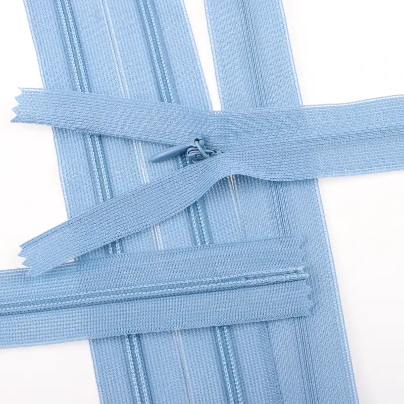 Blue Close Invisible Zippers Zipper for Yoga Clothes,Uniform buy garments accessories in bulk from China wholesaler at wholesale price free worldwide shipping Alibaba