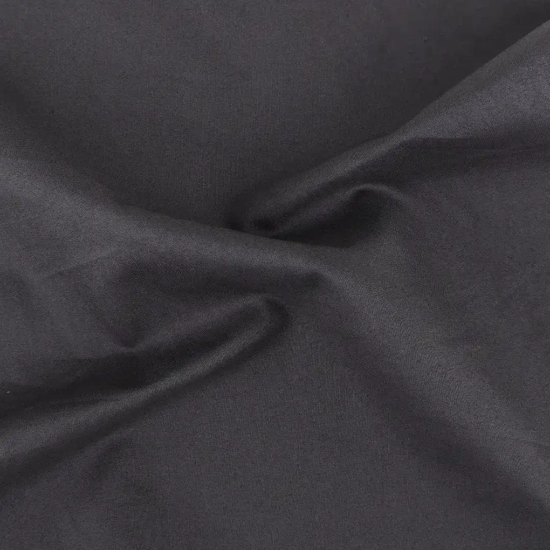 China Fabric for Blouse,Skirt,Crop Top Cotton Poplin Natural Woven Fabric Cotton Balck color buy from China wholesaler bulk order at wholesale price free worldwide shipping Alibaba
