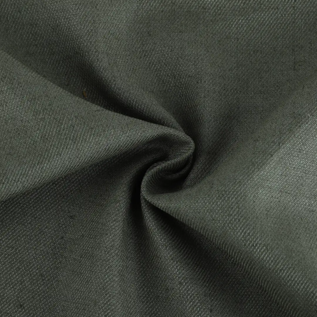 Bangladesh Fabric for Shirt,Crop Top,Skirt,Over Shirt Linen/Cotton Plain Natural Woven Fabric Cotton Linen Olive Green color buy from Bangladesh wholesaler bulk order at wholesale price free worldwide shipping Alibaba