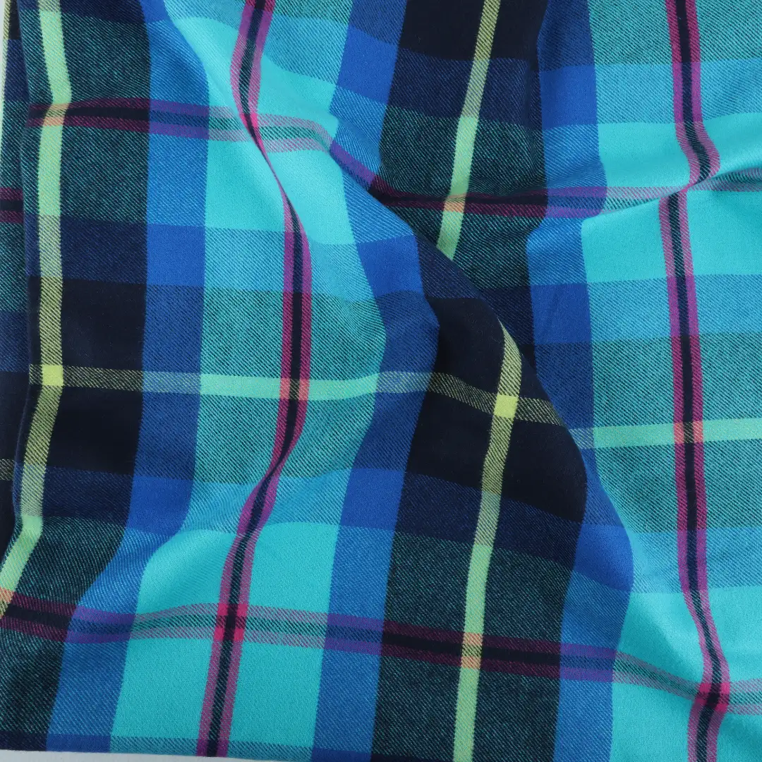 Bangladesh Fabric for Shirt,Crop Top Cotton YD Flannel Natural Woven Fabric Cotton Multi Color color buy from Bangladesh wholesaler bulk order at wholesale price free worldwide shipping Alibaba