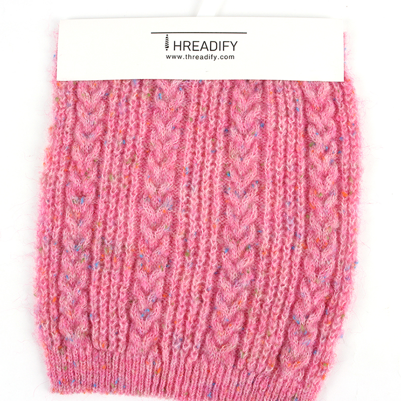 China Yarn for Ladies Vest (Sweater),Crop Top Pullover (Sweater),Dresses (Cardigan Button) (Sweater) Mossy Yarn Fancy Yarn Acrylic Polyester Recycled Polyester Wool Spandex Pink color buy from China wholesaler bulk order at wholesale price free worldwide shipping Alibaba