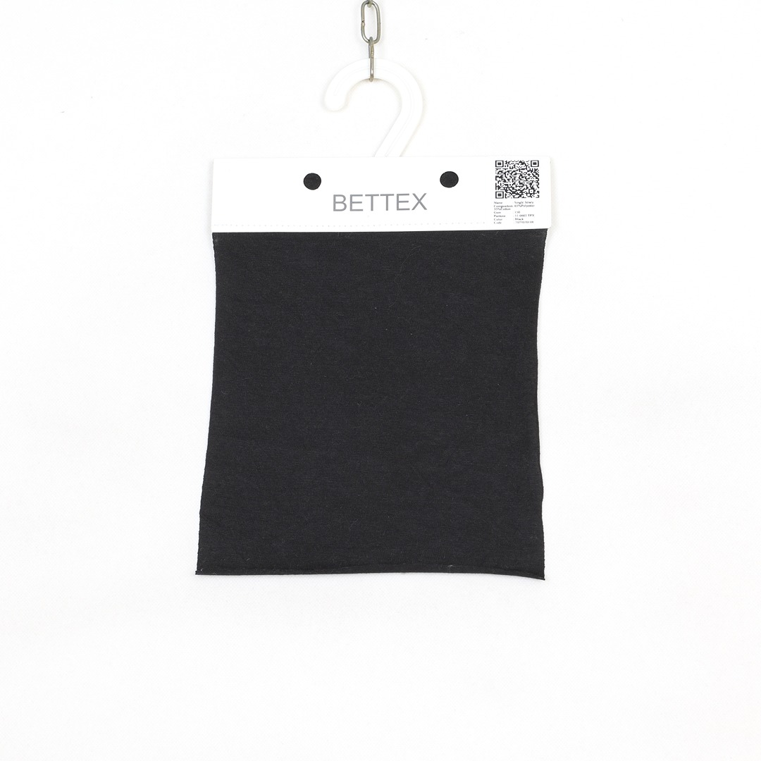China Fabric for T-Shirt,Pajamas,Loungewear,Yoga Pants,Tracksuits Single Jersey Knit Fabric Polyester Cotton Black color buy from China wholesaler bulk order at wholesale price free worldwide shipping Alibaba