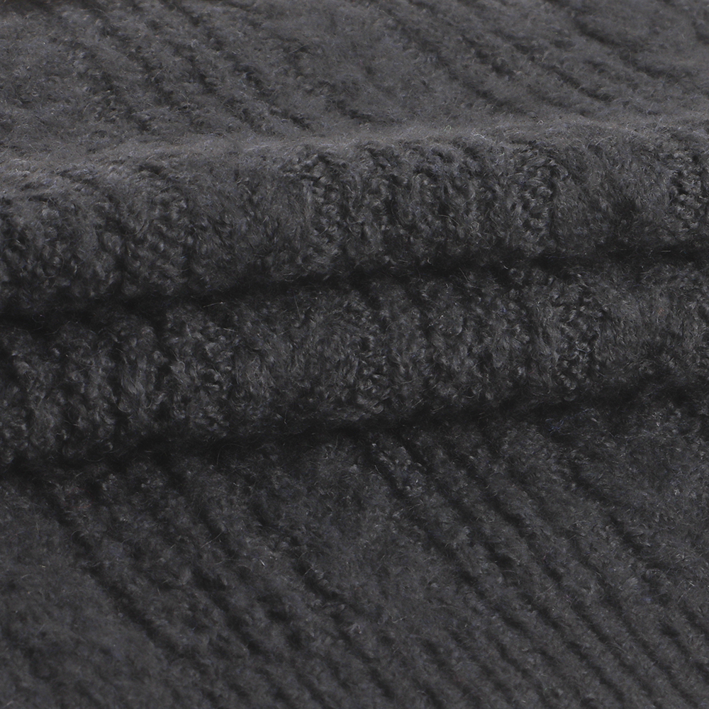 China Yarn for Open Cardigan (Sweater),Hoodie  (Sweater),Round Neck Pullover (Sweater) Mossy Yarn Fancy Yarn Acrylic Polyester Spandex Black color buy from China wholesaler bulk order at wholesale price free worldwide shipping Alibaba