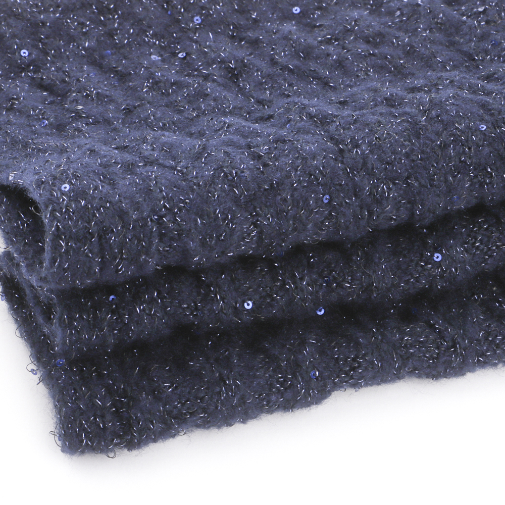 China Yarn for Open Cardigan (Sweater),Hoodie  (Sweater),Round Neck Pullover (Sweater) Mossy Yarn Fancy Yarn Acrylic Polyester Lurex Spandex NAVY color buy from China wholesaler bulk order at wholesale price free worldwide shipping Alibaba