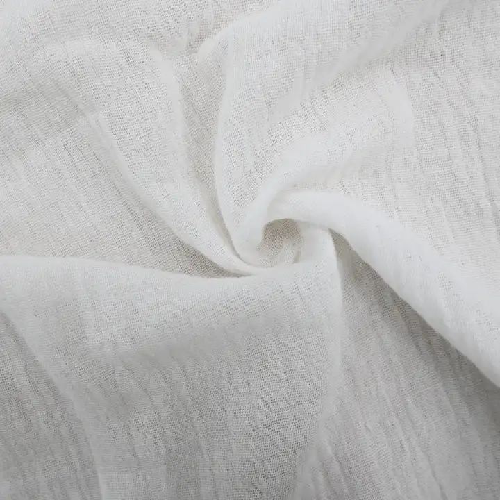 India Fabric for Pants,Skirt,Blazer Cotton Double Layer Natural Woven Fabric Cotton White color buy from India wholesaler bulk order at wholesale price free worldwide shipping Alibaba