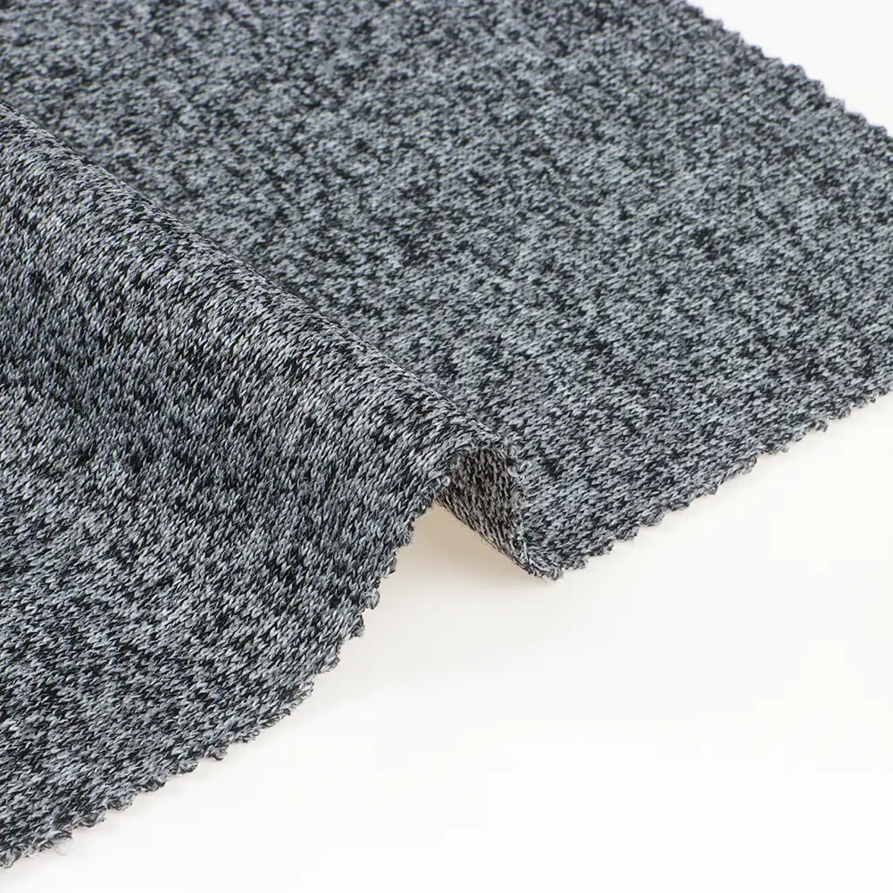 China Fabric for Hoodie,Loungewear,Sweatshirt Hacci Knit Fabric Polyester Rayon Spandex Grey color buy from China wholesaler bulk order at wholesale price free worldwide shipping Alibaba
