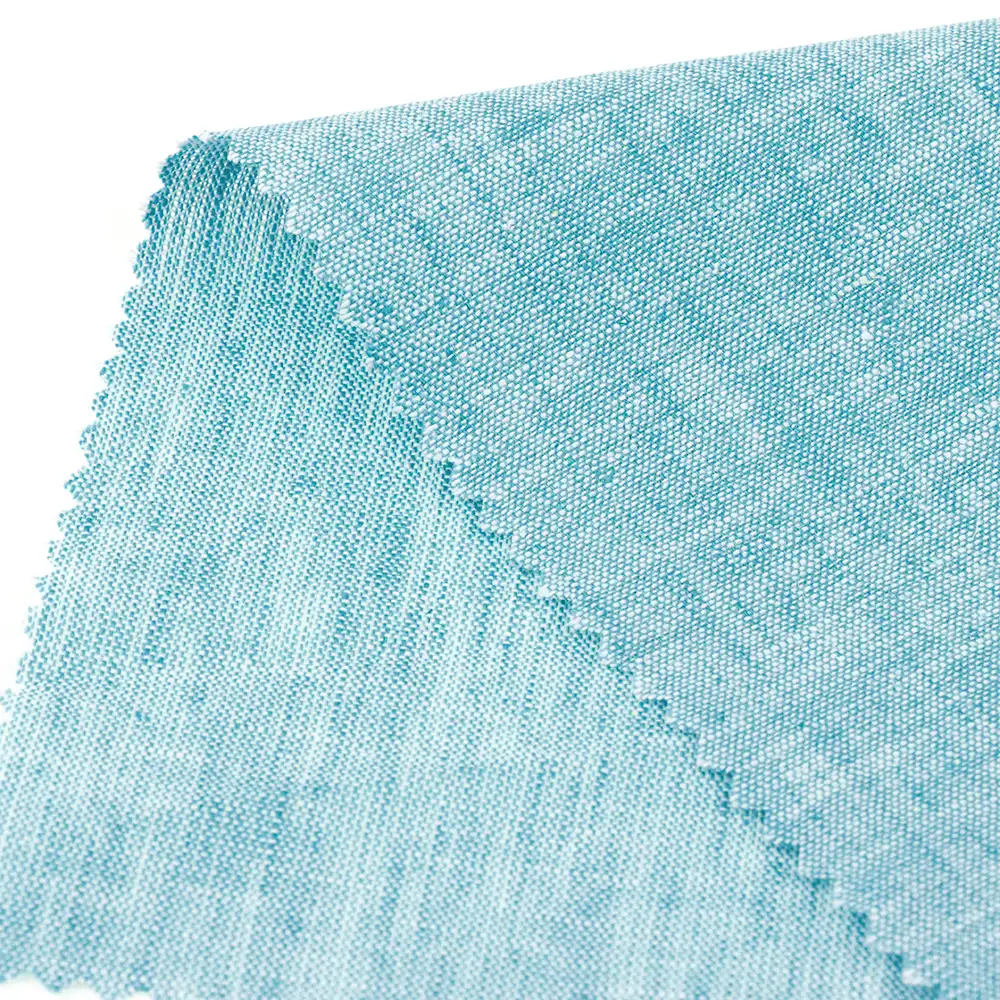 China Fabric for Shirt,Crop Top,Skirt,Over Shirt Linen/Cotton YD Plain Natural Woven Fabric Linen Cotton Mint green color buy from China wholesaler bulk order at wholesale price free worldwide shipping Alibaba