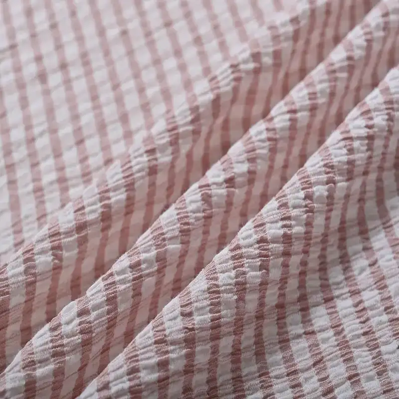 China Fabric for Shirt,Skirt Lace Knit Fabric Cotton Polyester Check color buy from China wholesaler bulk order at wholesale price free worldwide shipping Alibaba
