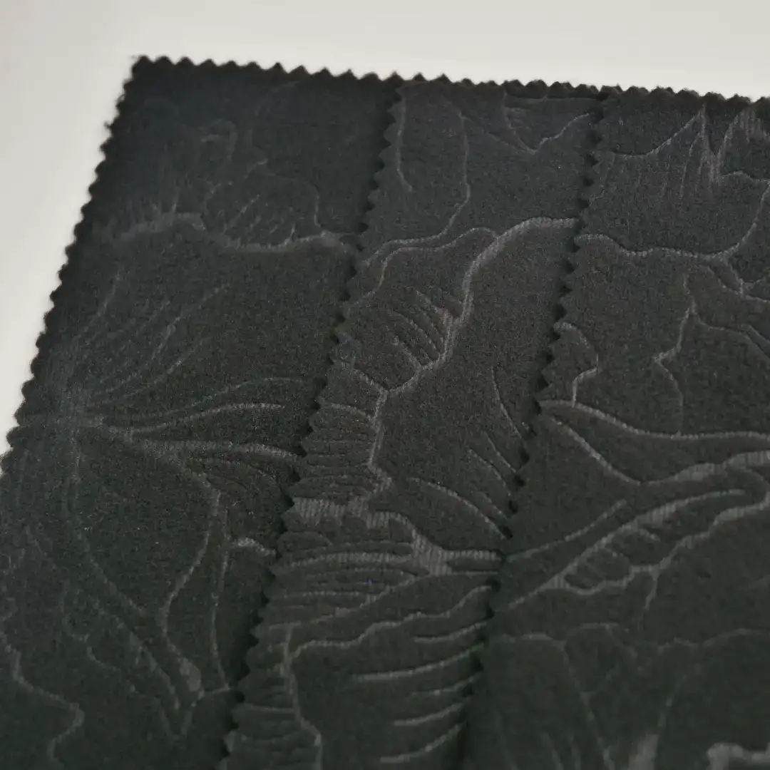 China Fabric for Jackets,Hoodie,Padded Jacket,Sweatshirt Polar Fleece Knit Fabric Polyester Black color buy from China wholesaler bulk order at wholesale price free worldwide shipping Alibaba
