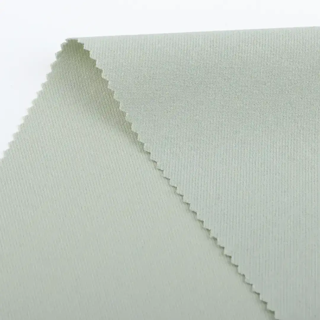 China Fabric for Pants,Blazer,Suit Polyester/Rayon Plain Woven Blended Fabric Polyester Rayon Spandex Light Olive color buy from China wholesaler bulk order at wholesale price free worldwide shipping Alibaba
