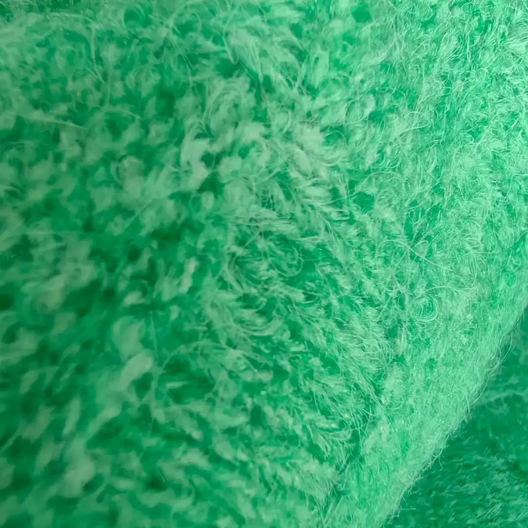 China Yarn for T-shirt (Sweater),Dresses (Pullover) (Sweater),Skirt (Sweater) Mossy Yarn Fancy Yarn Acrylic Polyester Elastane 绿色 color buy from China wholesaler bulk order at wholesale price free worldwide shipping Alibaba