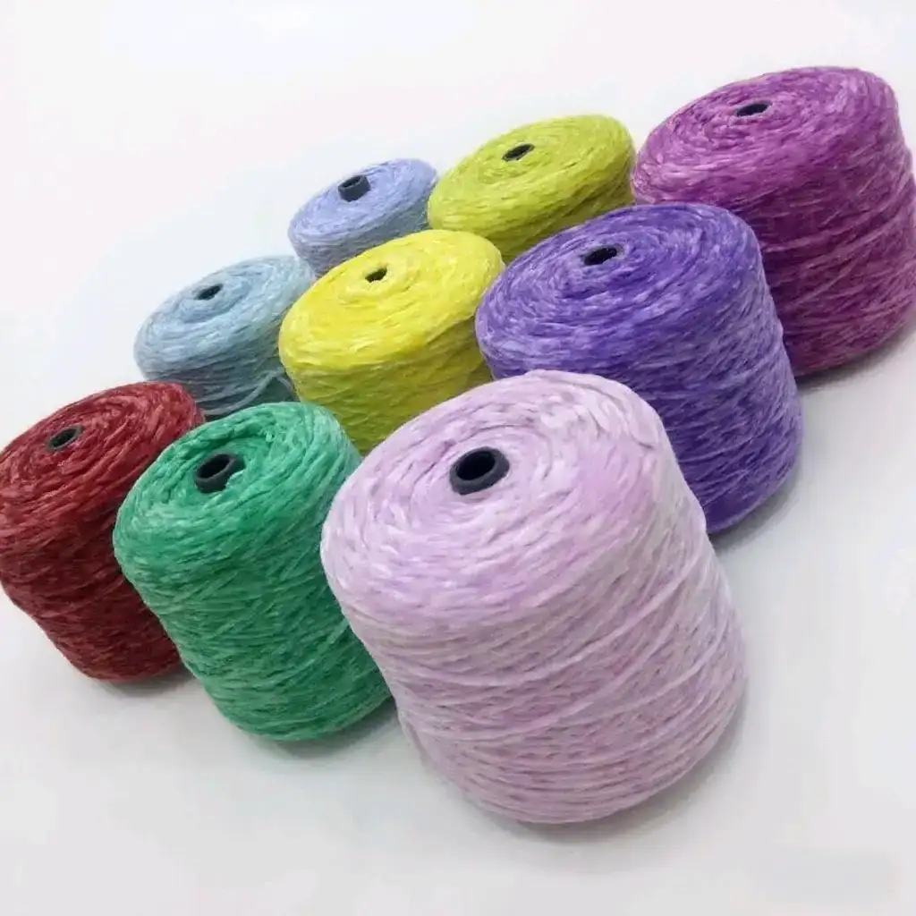 China Yarn for Ladies Vest (Sweater),Open Cardigan (Sweater),Crew Neck Pullover (Sweater) Shiny Chenille Fancy Yarn Polyester 棕色 color buy from China wholesaler bulk order at wholesale price free worldwide shipping Alibaba