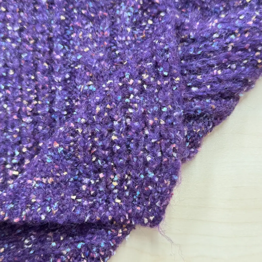 China Yarn for Ladies Vest (Sweater),Half-Zipper Cardigan (Sweater),T-shirt (Sweater),Skirt (Sweater),Tie-Front Top (Sweater),Single Button Cardigan (Sweater,Wide Shoulder Vest (Sweater) Twisted Yarn Twisted Yarn Polyester Acrylic Recycled Polyester Wool purple color buy from China wholesaler bulk order at wholesale price free worldwide shipping Alibaba