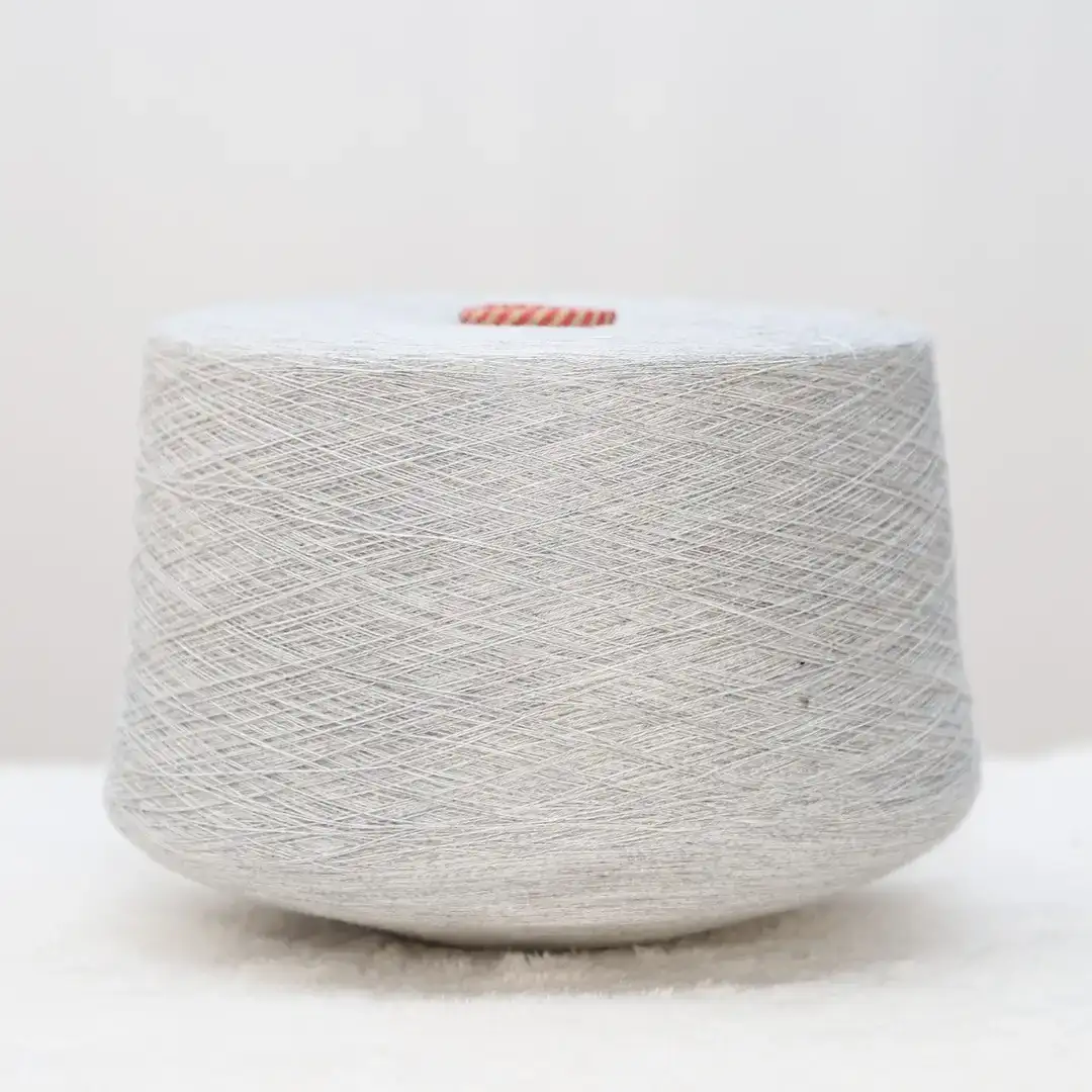 China Yarn for Ladies Vest (Sweater),Open Cardigan (Sweater),Round Neck Pullover (Sweater) Semi-Worsted Spun Regular Yarn Cotton Acrylic Grey color buy from China wholesaler bulk order at wholesale price free worldwide shipping Alibaba