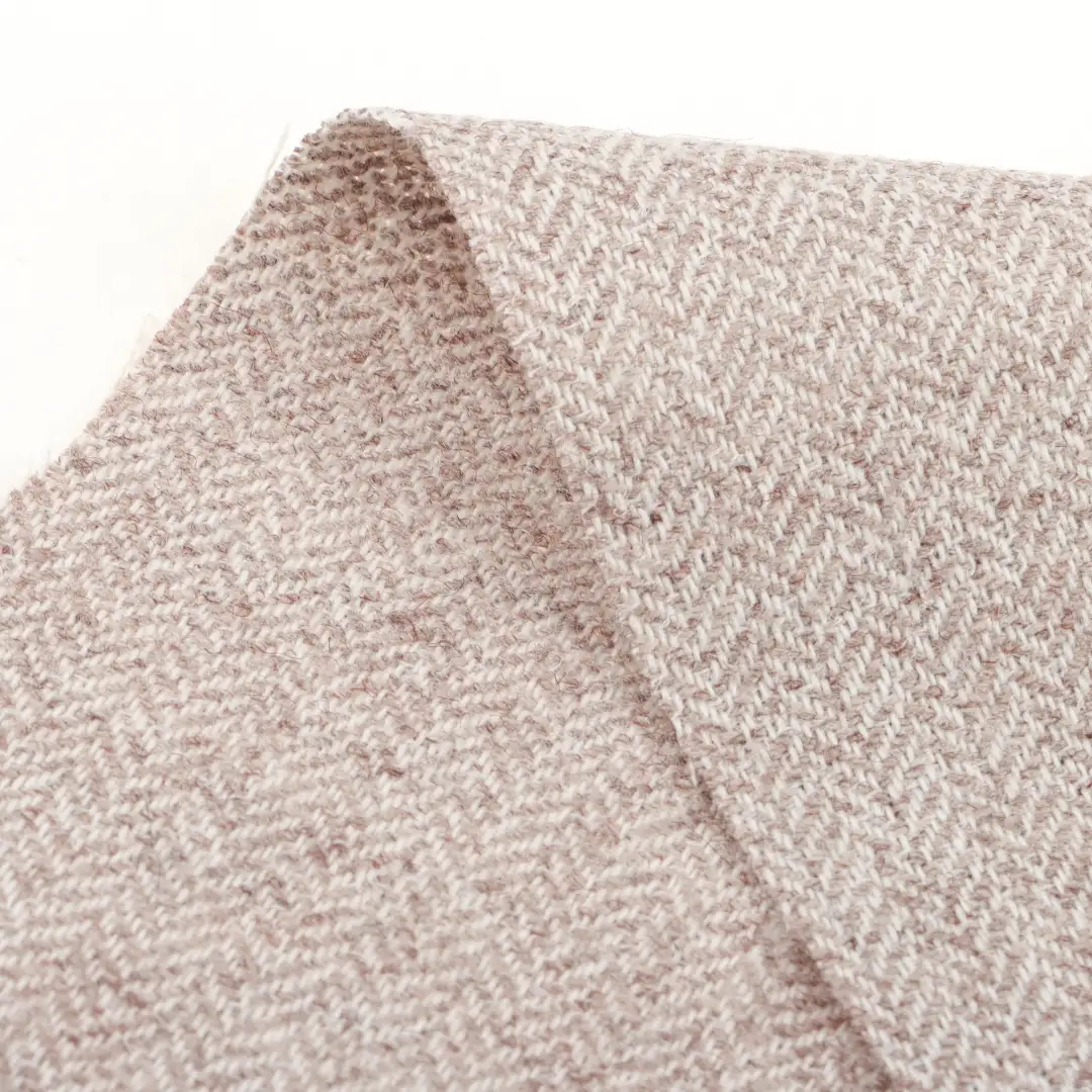 China Fabric for Suit Trouser,Blazer,Overcoat Woolen Herringbone Woolen Other Wool Khaki-white color buy from China wholesaler bulk order at wholesale price free worldwide shipping Alibaba