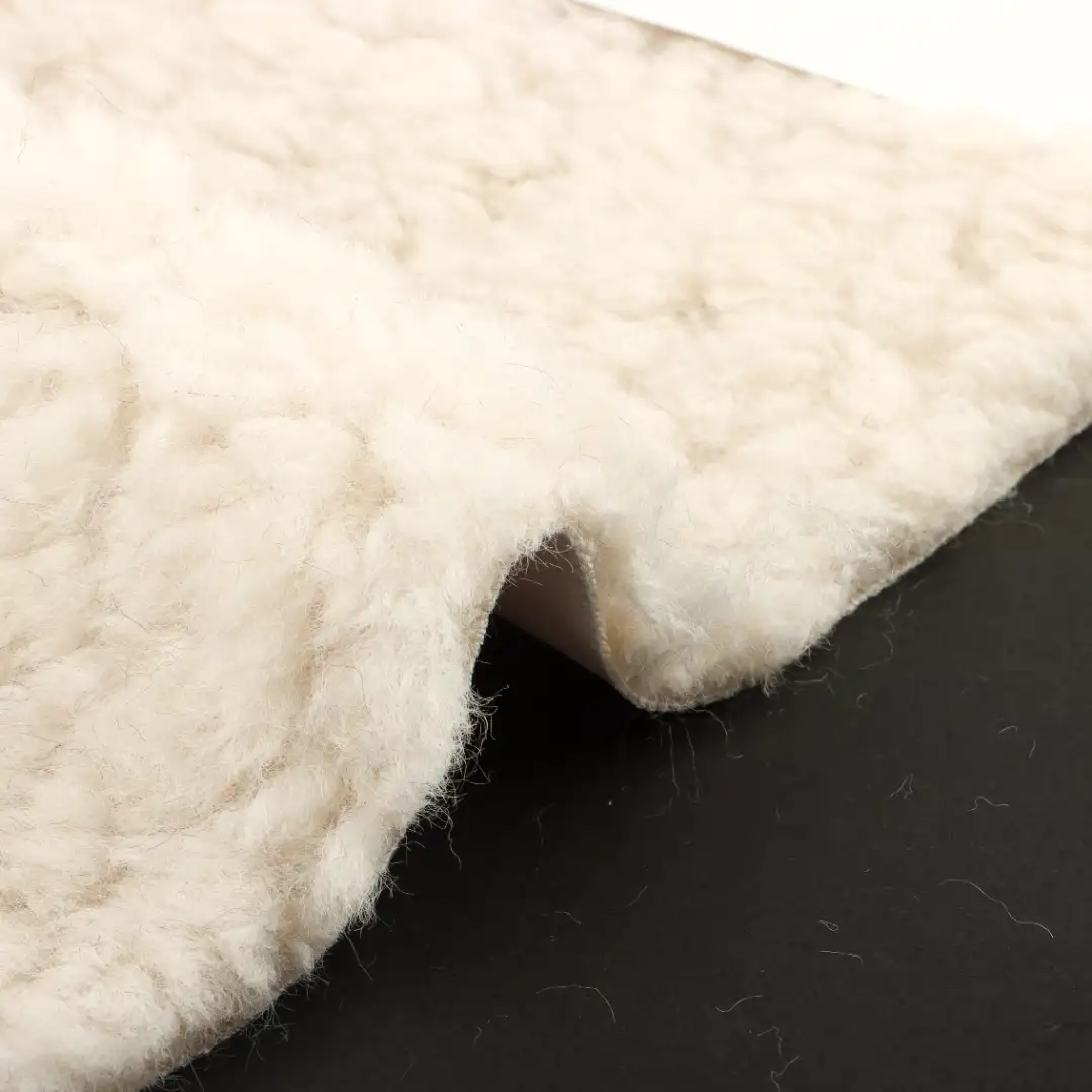 China Fabric for Jackets,Overcoat Sherpa Knit Fabric Polyester white color buy from China wholesaler bulk order at wholesale price free worldwide shipping Alibaba