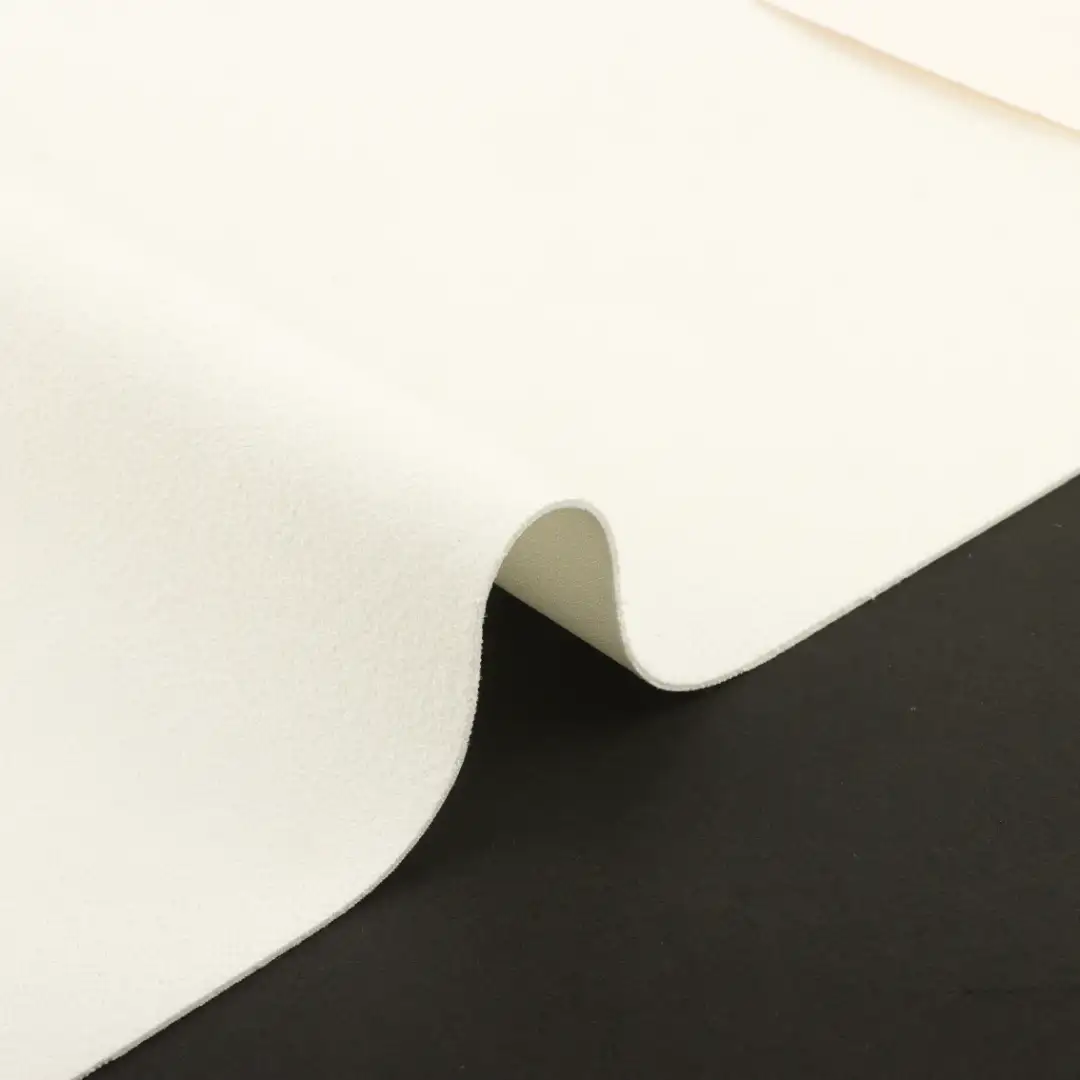 China Fabric for Pants,Jackets,Trench Coat,Overcoat Suede Knit Fabric Polyester white color buy from China wholesaler bulk order at wholesale price free worldwide shipping Alibaba