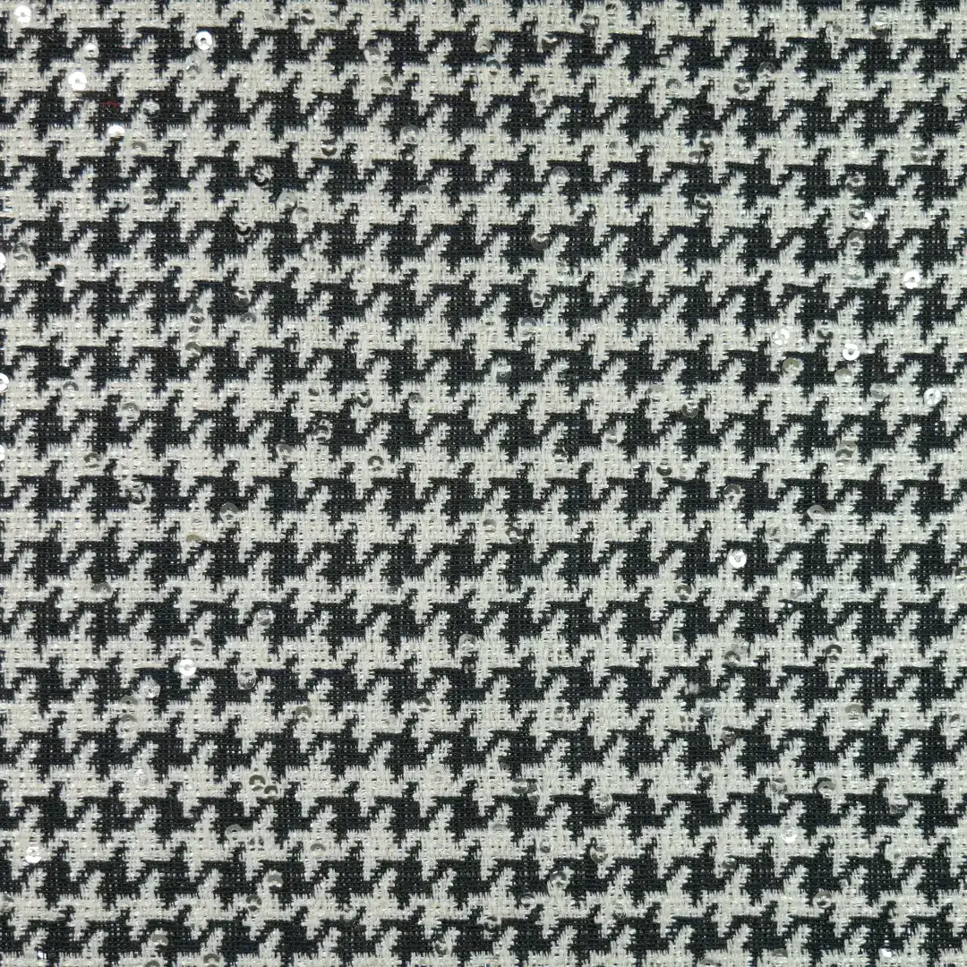 China Fabric for Jackets,Skirt,Suit,Uniform Chanel-Style Fabric Woolen Polyester Houndstooth color buy from China wholesaler bulk order at wholesale price free worldwide shipping Alibaba