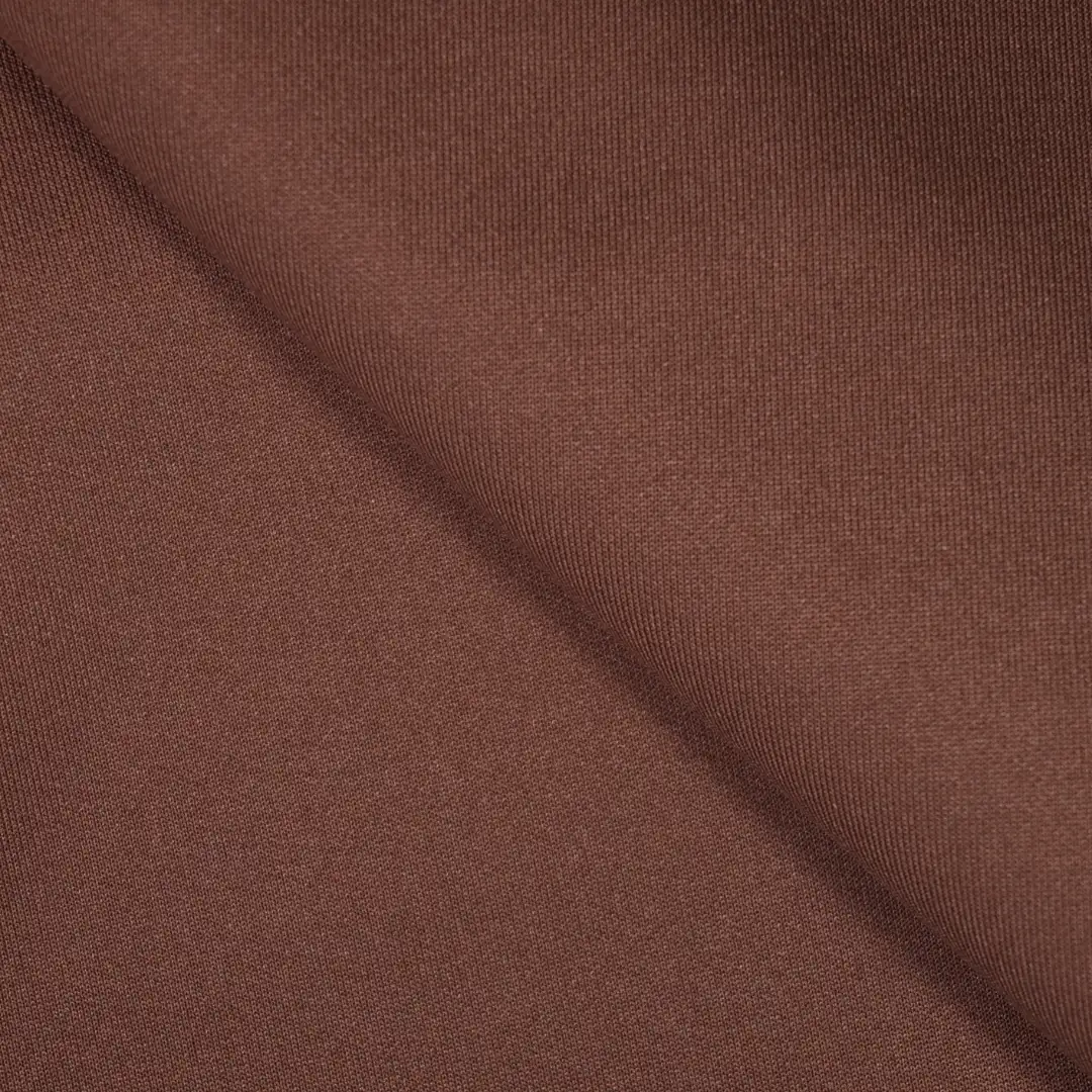 China Fabric for Jackets,Sweatshirt,Tracksuits Scuba Knit Fabric Polyester Cotton Spandex Brown color buy from China wholesaler bulk order at wholesale price free worldwide shipping Alibaba