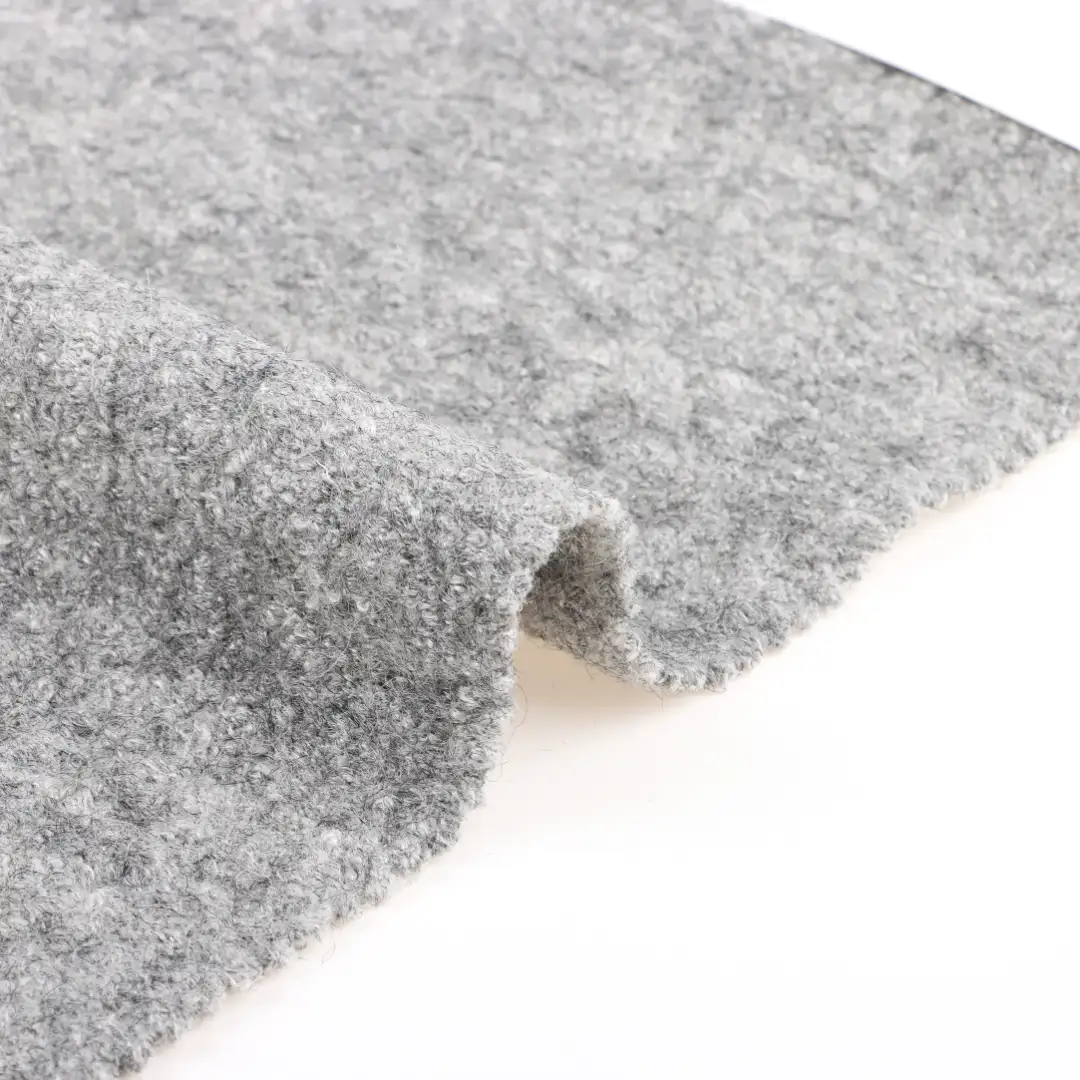 China Fabric for Overcoat,Knitted Jacket  Knit Woolen Fabric Woolen Wool Viscose melange color buy from China wholesaler bulk order at wholesale price free worldwide shipping Alibaba