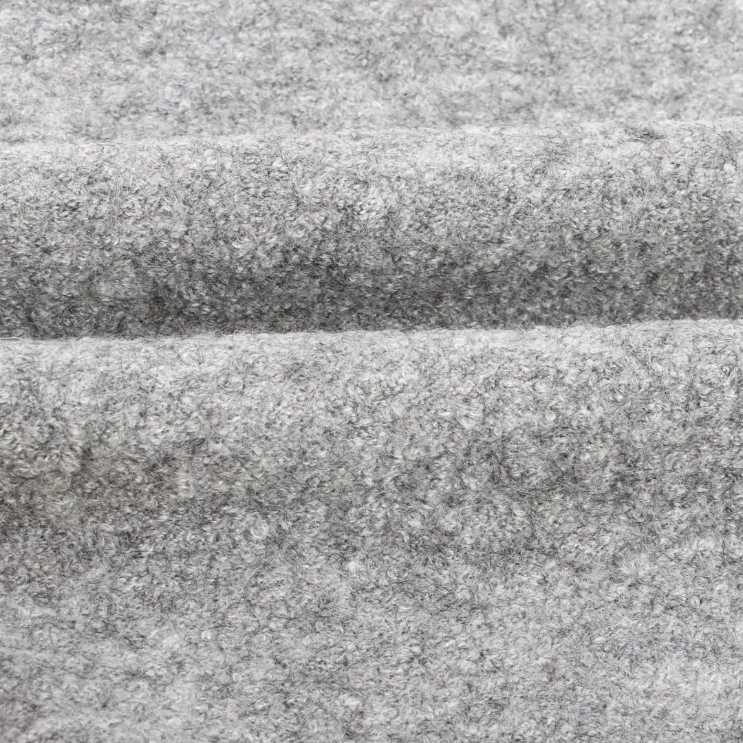 China Fabric for Overcoat,Knitted Jacket  Knit Woolen Fabric Woolen Wool Viscose melange color buy from China wholesaler bulk order at wholesale price free worldwide shipping Alibaba