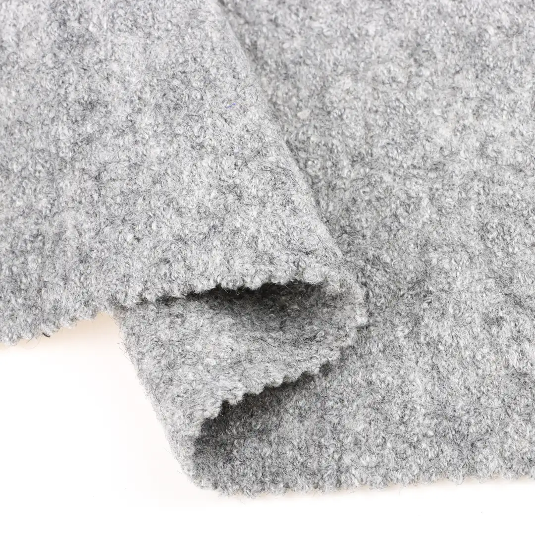 China Fabric for Overcoat,Knitted Jacket  Knit Woolen Fabric Woolen Wool Viscose melange color buy from China wholesaler bulk order at wholesale price free worldwide shipping Alibaba