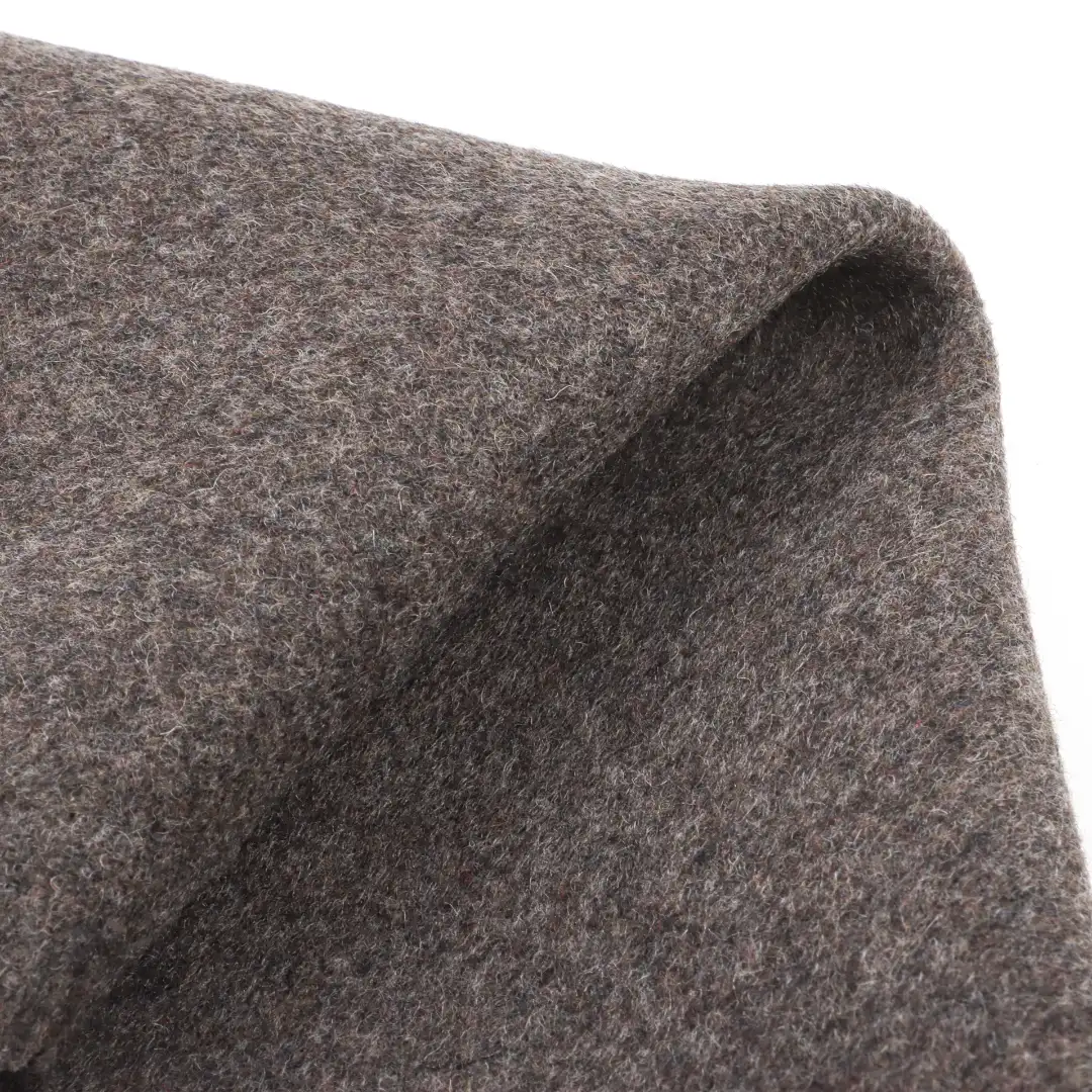 China Fabric for Trench Coat,Overcoat Melton Woolen Recycled Wool Recycled Polyester Staple Fiber Other brown color buy from China wholesaler bulk order at wholesale price free worldwide shipping Alibaba