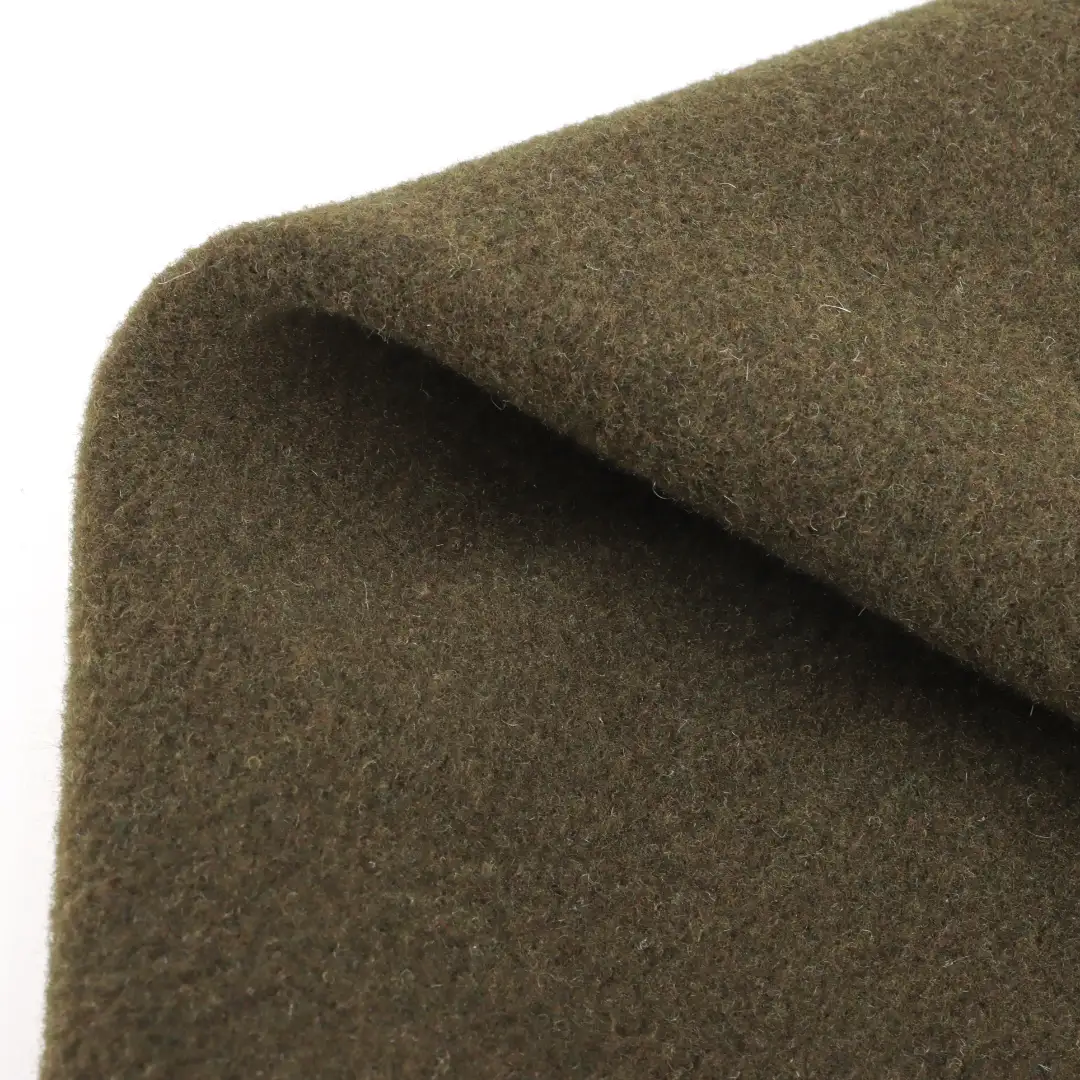 China Fabric for Overcoat Woolen Cut Velvet Woolen Wool Other KHAKI color buy from China wholesaler bulk order at wholesale price free worldwide shipping Alibaba