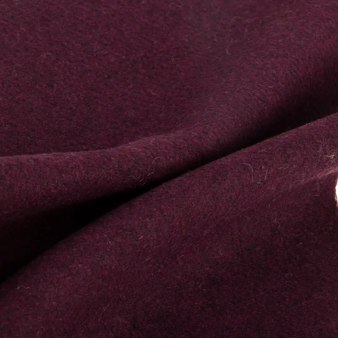 China Fabric for Overcoat,Suit,Skirt  Melton Woolen Polyester Wool Other Burgundy color buy from China wholesaler bulk order at wholesale price free worldwide shipping Alibaba