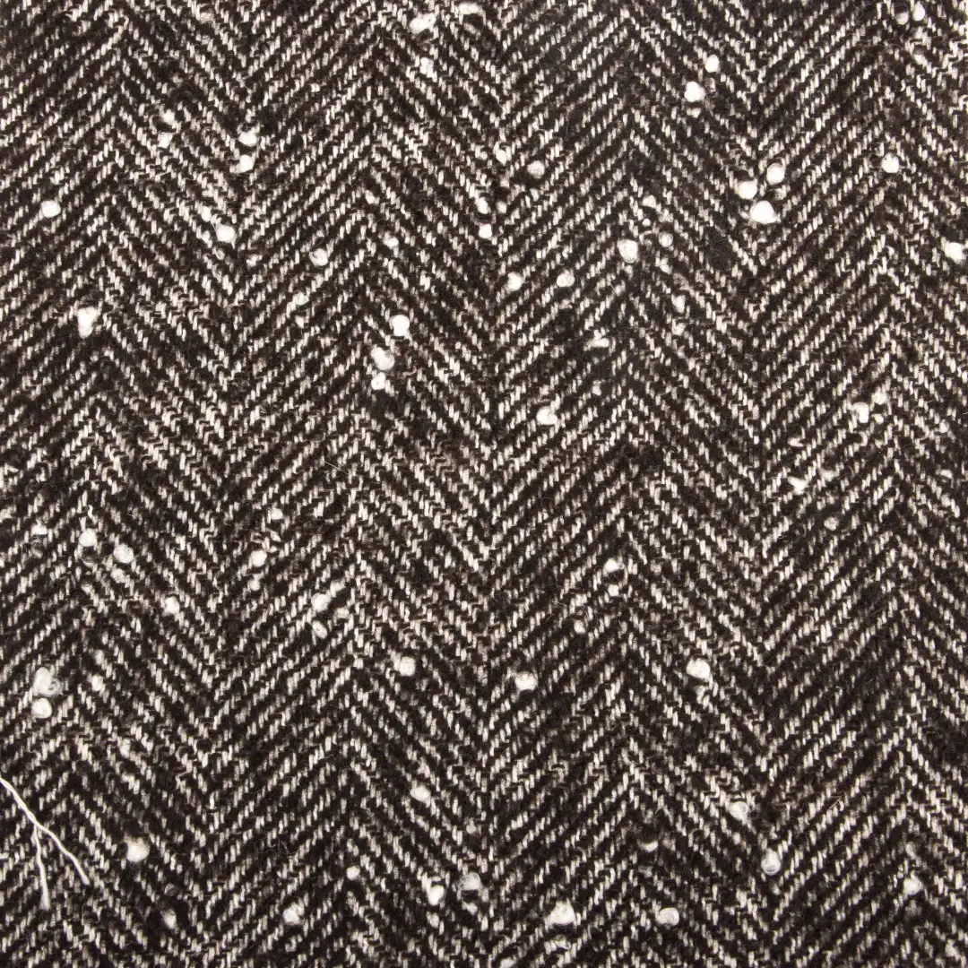 China Fabric for Jackets,Blazer,Overcoat,Skirt  Woolen Herringbone Woolen Polyester Wool brown-white color buy from China wholesaler bulk order at wholesale price free worldwide shipping Alibaba