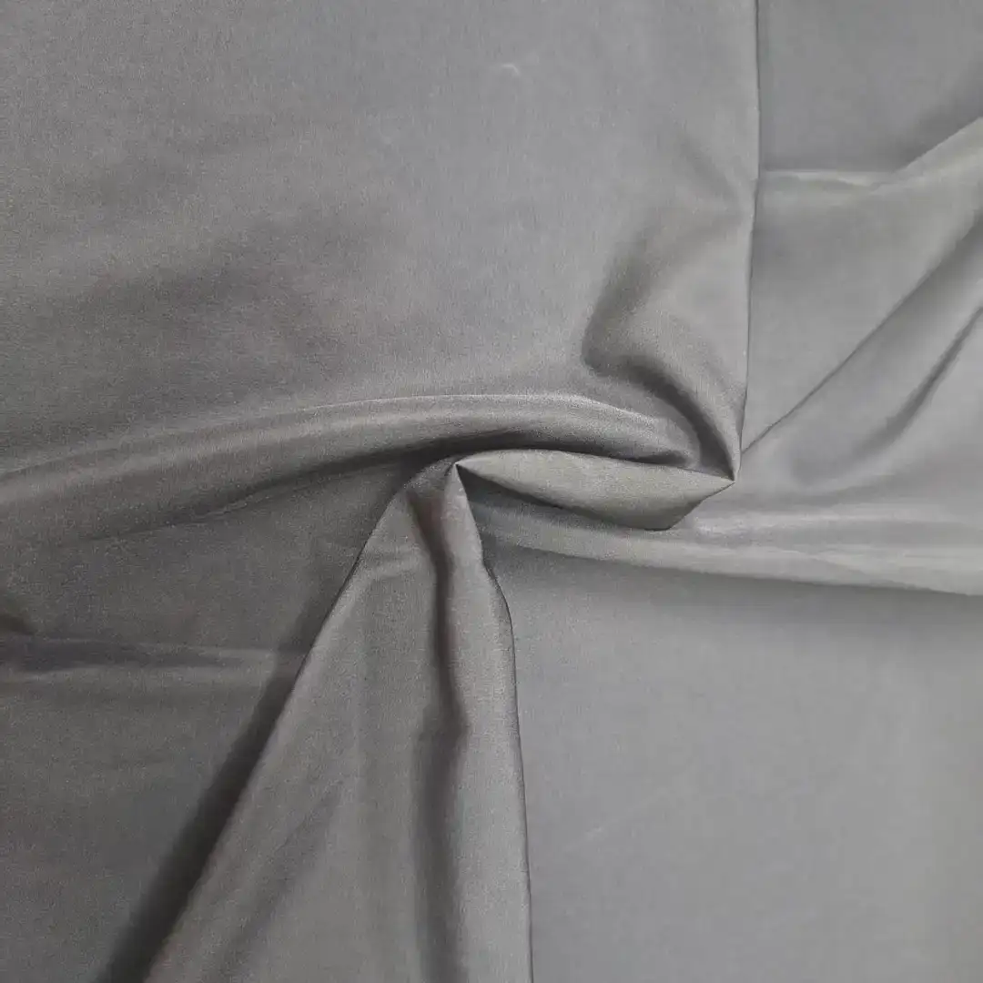 China Fabric for Jackets,Padded Jacket Polyester Pongee Synthetic Woven Fabric Recycled Polyester 999黑色 color buy from China wholesaler bulk order at wholesale price free worldwide shipping Alibaba