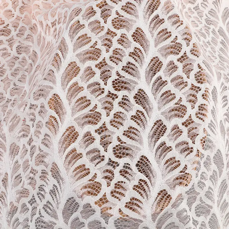 China Fabric for T-Shirt,Blouse,Skirt  Lace Knit Fabric Cotton Nylon Rayon pink color buy from China wholesaler bulk order at wholesale price free worldwide shipping Alibaba
