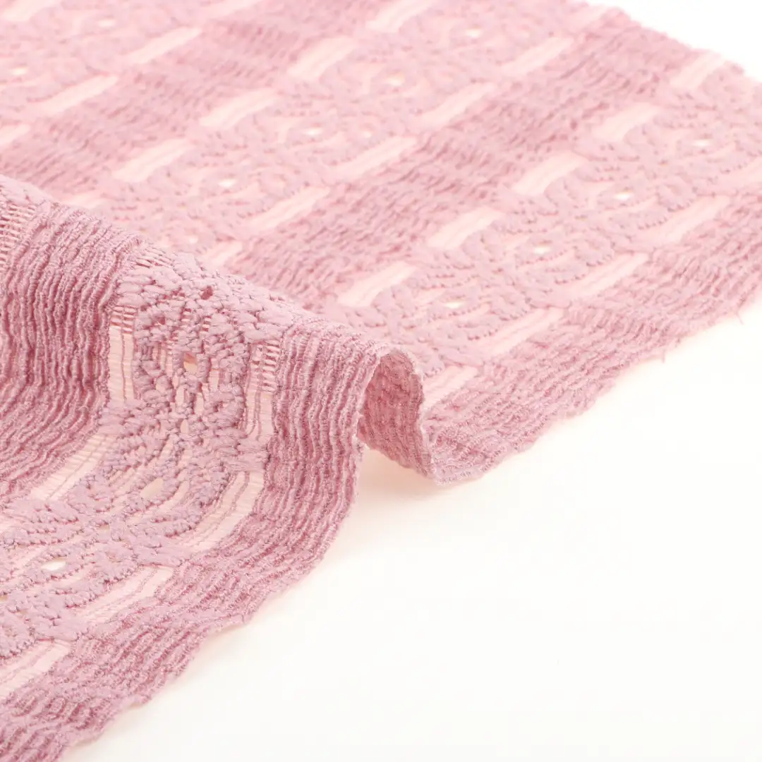 China Fabric for T-Shirt,Shirt Half Sleeve Button (Sweater),Crop Top Pullover (Sweater) Jacquard Knit Fabric Polyester Spandex Purple color buy from China wholesaler bulk order at wholesale price free worldwide shipping Alibaba