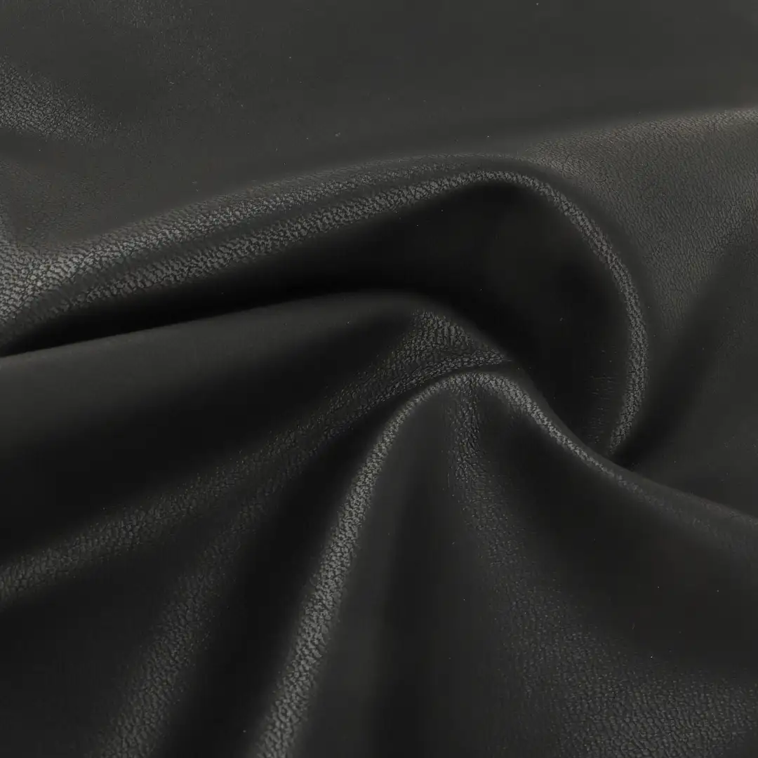 China Fabric for Jackets,Skirt,Trench Coat,Overcoat Bonded fabric Bonded fabric Polyurethane (PU) Black color buy from China wholesaler bulk order at wholesale price free worldwide shipping Alibaba