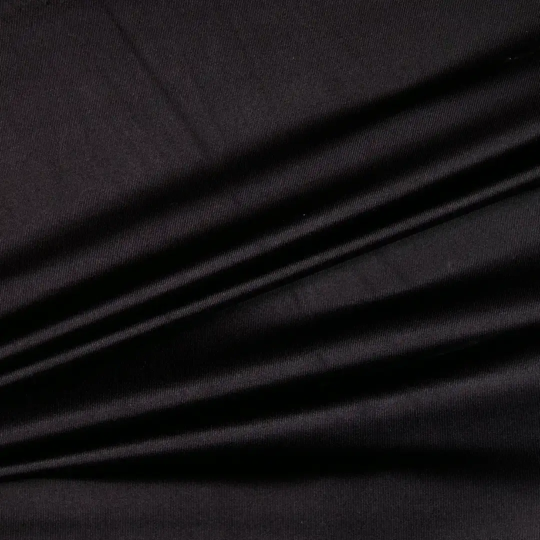 China Fabric for Yoga Clothes,Yoga Pants,Tracksuits,Swim shorts Tricot Knit Fabric Nylon Spandex Black color buy from China wholesaler bulk order at wholesale price free worldwide shipping Alibaba