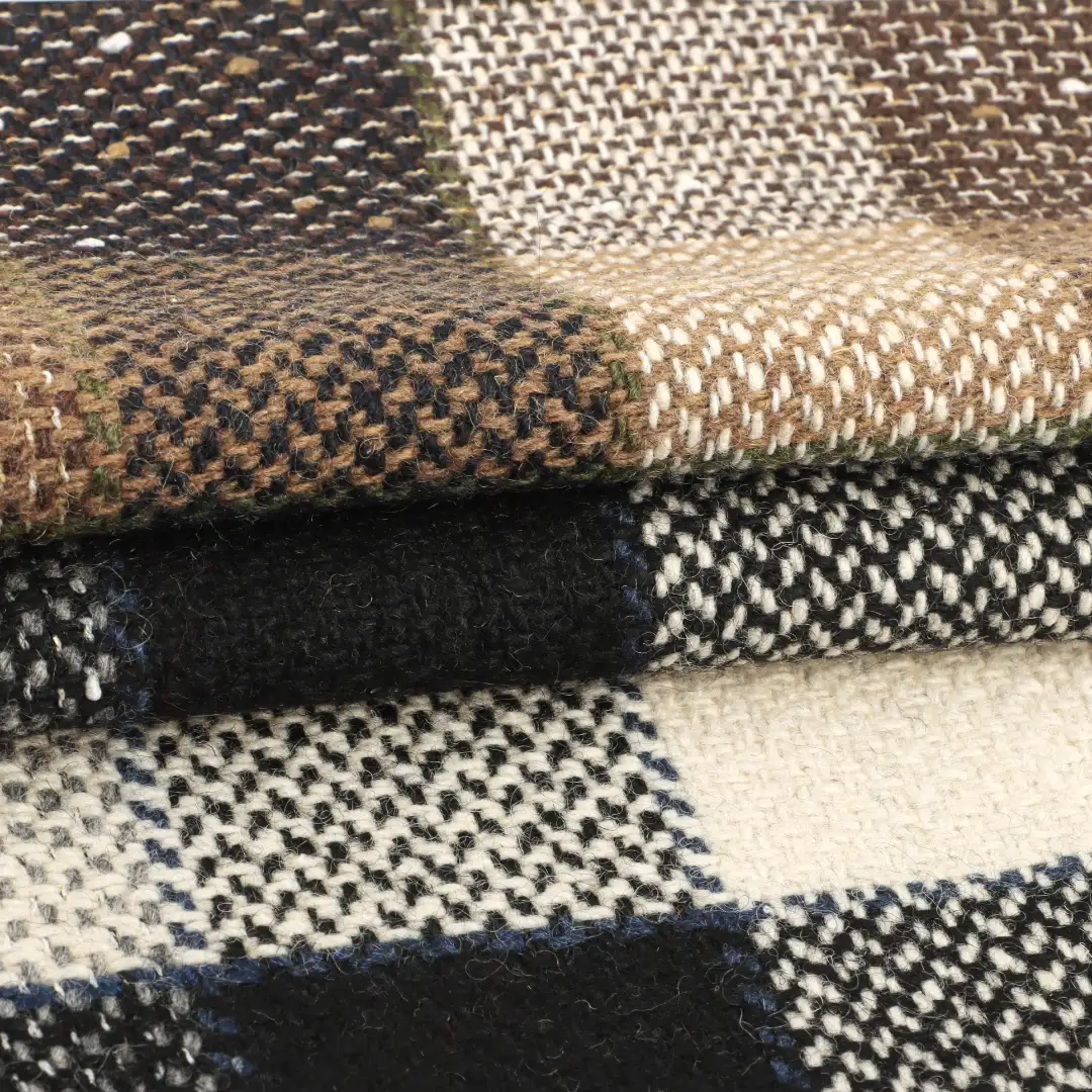 China Fabric for Jackets,Overcoat,Waist coat,Open Waistcoat Woolen Tweed Woolen Other Wool check color buy from China wholesaler bulk order at wholesale price free worldwide shipping Alibaba