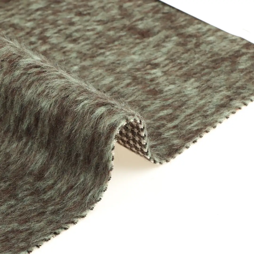 China Fabric for Blazer,Overcoat,Skirt  Woolen Overcoat Woolen Wool Other green-brown color buy from China wholesaler bulk order at wholesale price free worldwide shipping Alibaba